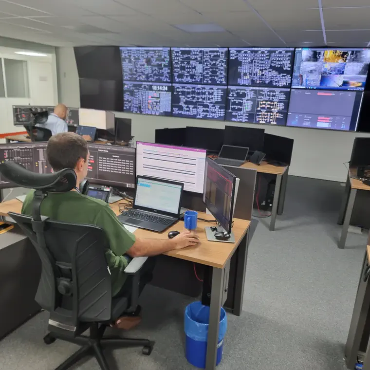 Centro de Operações do Sistema: acompanhamento da geração em tempo real.