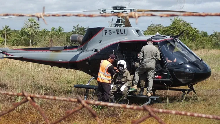 Treinamento prático de troca de esferas de sinalização e avifauna, SE Acaraú II.